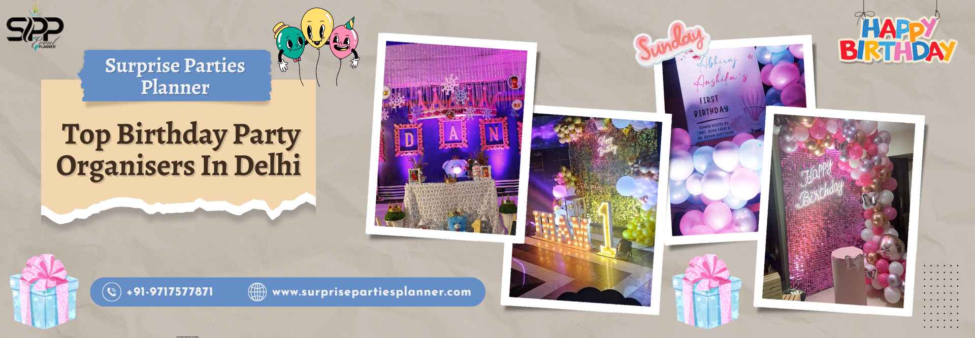 Top Birthday Party Organisers In Delhi